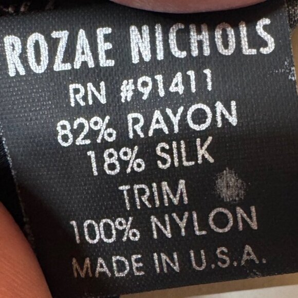 Vintage Y2K Bergdorf Goodman Rosa Nichols Silk Blend Velvet Maxi Slip Dress S - Picture 16 of 16